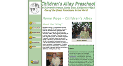 Desktop Screenshot of childrensalley.com
